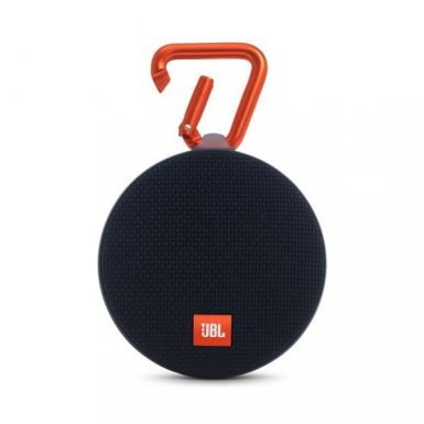 JBL Clip 2 - водоустойчив безжичен портативен спийкър (с карабинер) с микрофон за мобилни устройства (черен)