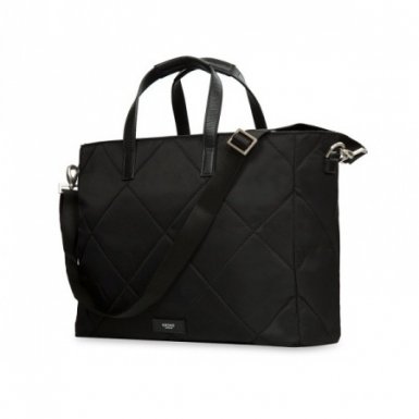 Knomo Howley 15 Grab Tote - луксозна дамска чанта за преносими компютри до 15 инча (черна)