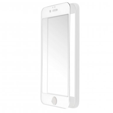 4smarts Second Glass Curved 2.5D - калено стъклено защитно покритие с извити ръбове за целия дисплея на iPhone 6, iPhone 6s (прозрачен-бял)