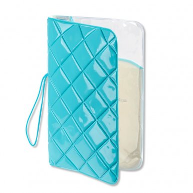 4smarts Waterproof Wallet Case Rimini - универсален водоустойчив калъф за смартфони до 5.6 инча (син)