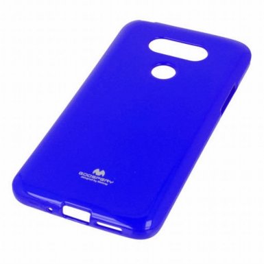 Mercury Goospery Jelly Case - силиконов (TPU) калъф за LG G5 (син)