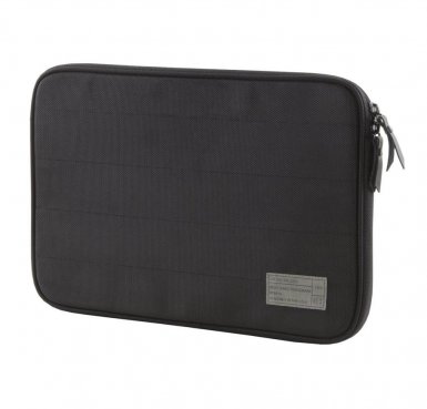 HEX Sleeve with Rear Pocket - ударо и водоустойчив текстилен калъф за MacBook Air 11 и устройства до 11.6 ин. (черен)