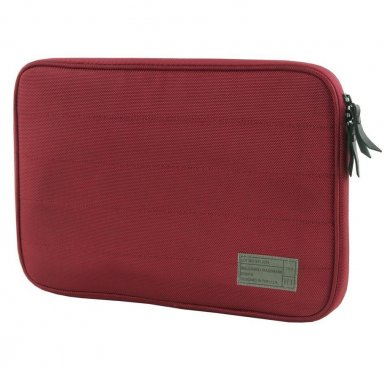 HEX Sleeve with Rear Pocket - ударо и водоустойчив текстилен калъф за MacBook Pro Retina 13, Surface Pro 3 и устройства до 13.3 ин. (червен)