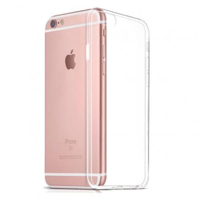 Ultra-Slim Case - тънък силиконов (TPU) калъф (0.3 mm) за iPhone 8, iPhone 7 (прозрачен)