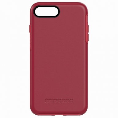 Otterbox Symmetry Series Case - хибриден кейс с висока защита за iPhone 8 Plus, iPhone 7 Plus (червен)
