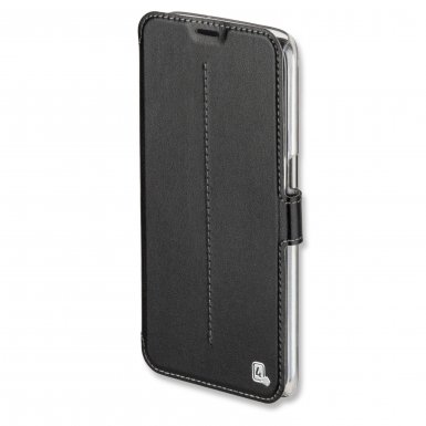 4smarts Supremo Book Flip Case - кожен калъф с поставка и отделение за кр. карта за Samsung Galaxy S7 (черен)