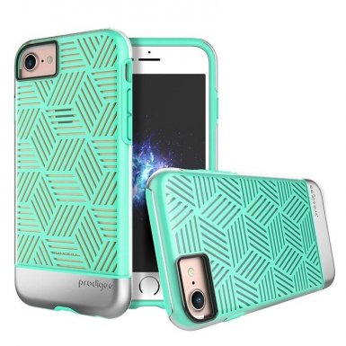Prodigee Stencil Case - хибриден удароустойчив кейс за iPhone 8, iPhone 7 (зелен)