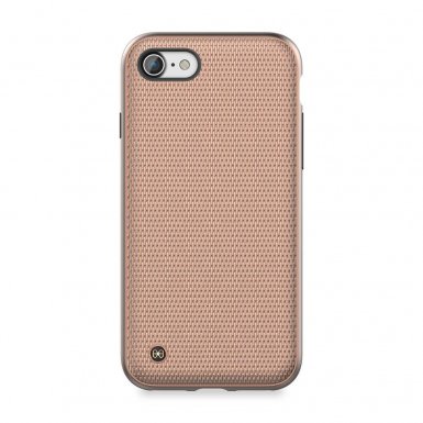 STILMIND Chain Armor Case - удароустойчив хибриден кейс за iPhone 8, iPhone 7 (златист)