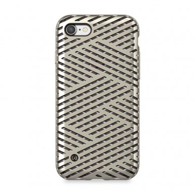 STILMIND Kaiser Case - удароустойчив хибриден кейс за iPhone 8, iPhone 7 (златист)