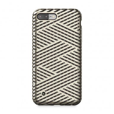 STILMIND Kaiser Case - удароустойчив хибриден кейс за iPhone 8 Plus, iPhone 7 Plus (златист)