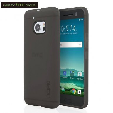 Incipio NGP Case - удароустойчив силиконов (TPU) калъф за HTC 10 (черен)