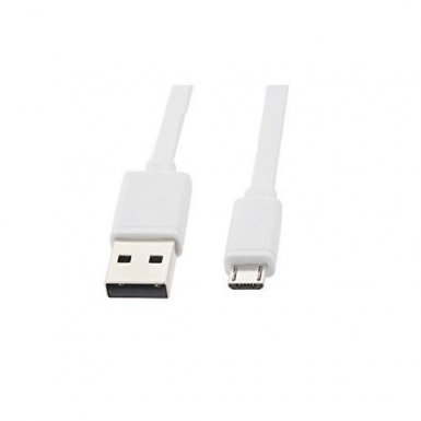 Wiko microUSB Cable - microUSB кабел за устройства с microUSB вход (бял) (bulk)