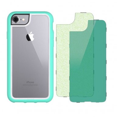 Griffin Survivor Adventure Case - хибриден удароустойчив кейс за iPhone 8, iPhone 7, iPhone 6S, iPhone 6 (зелен)