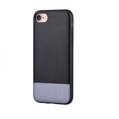 Devia Commander Case - кожен кейс за iPhone 8, iPhone 7 (черен)