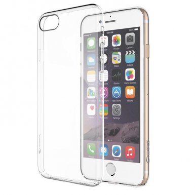 Comma Hard Jacket 360 Case - тънък поликарбонатов кейс за iPhone 8 Plus, iPhone 7 Plus (прозрачен)