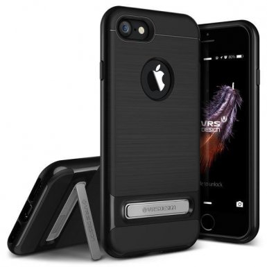 Verus High Pro Shield Case - висок клас хибриден удароустойчив кейс за iPhone 8, iPhone 7 (черен)