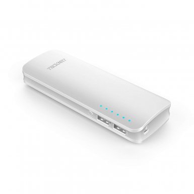 TeckNet iEP1500 PowerZen 16750mAh Power Bank - качествена външна батерия 16750mAh с 2xUSB и фенерче за смартфони и таблети (бял)