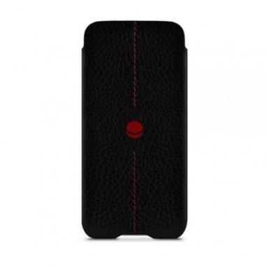 Beyzacases Lute - кожен калъф (естествена кожа, ръчна изработка) за iPhone XS Max, iPhone 8 Plus, 7 Plus, 6 Plus, 6S Plus (черен)