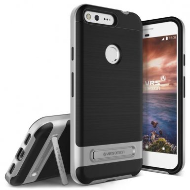 Verus High Pro Shield Case - висок клас хибриден удароустойчив кейс за Google Pixel XL (сребрист)