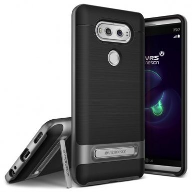 Verus High Pro Shield Case - висок клас хибриден удароустойчив кейс за LG V20 (сив)