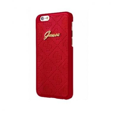 Guess Scarlett Hard Case - дизайнерски хибриден кейс за iPhone 8, iPhone 7 (червен)