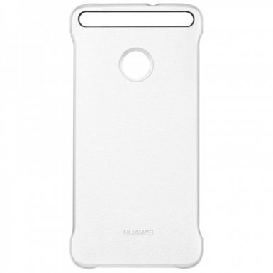 Huawei Leather Case - оригинален кожен кейс за Huawei Nova (бял)