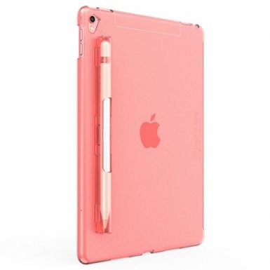 SwitchEasy CoverBuddy - поликарбонатов кейс за iPad Pro 9.7 (съвместим с Apple Smart cover) - розов-прозрачен