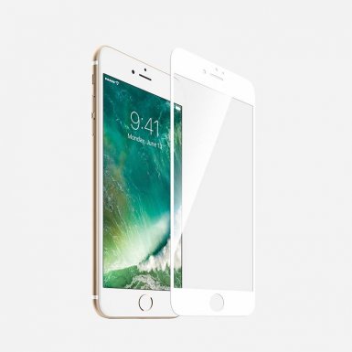 Torrii BodyGlass Curved - калено стъклено защитно покритие 0.25мм. с извити ръбове за целия дисплея на iPhone 8, iPhone 7 (прозрачен-бял)