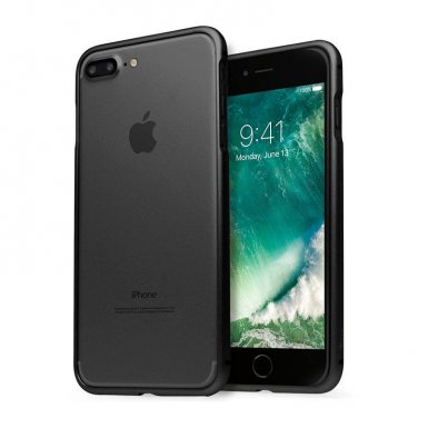 Torrii MagLoop Bumper Case - магнитен алуминиев бъмпер и покрития за дисплея и задната част за iPhone 8 Plus, iPhone 7 Plus (черен)