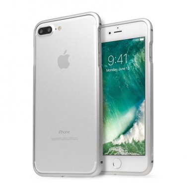 Torrii MagLoop Bumper Case - магнитен алуминиев бъмпер и покрития за дисплея и задната част за iPhone 8 Plus, iPhone 7 Plus (сребрист)