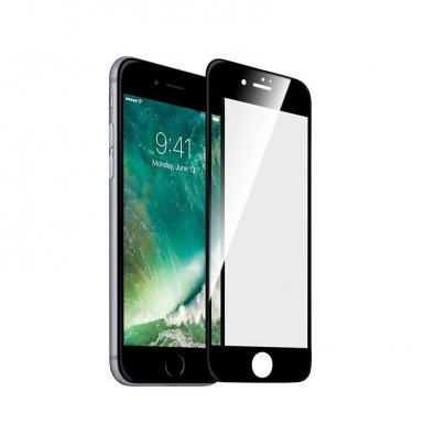 Torrii BodyGlass Curved - калено стъклено защитно покритие 0.25мм. с извити ръбове за целия дисплея на iPhone 8 Plus, iPhone 7 Plus (прозрачен-черен)