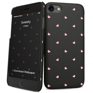 iPaint Sweety HC Case - дизайнерски поликарбонатов кейс за iPhone 8, iPhone 7