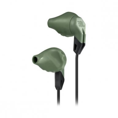 JBL Grip 100 - спортни слушалки за iPhone, iPod, iPad и мобилни устройства (тъмнозелен)