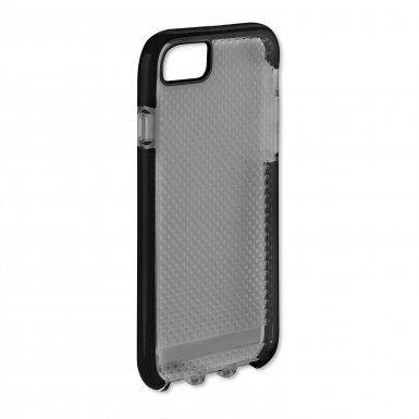 4smarts Canyon TPU Case - удароустойчив силиконов (TPU) калъф за iPhone 8, iPhone 7 (черен-прозрачен)