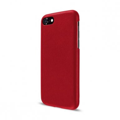 Artwizz Leather Clip Case - кожен кейс (естествена кожа) за iPhone 8, iPhone 7 (червен)