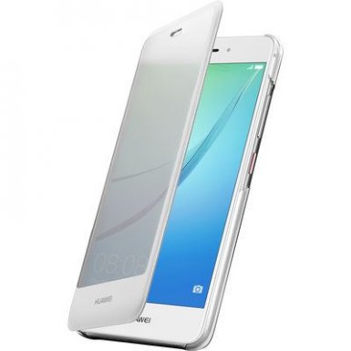 Huawei Smart View Case - оригинален кейс с активен дисплей за Huawei Nova (бял)