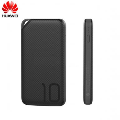 Huawei Power Bank AP08 10000 mAh - външна батерия с USB-C и MircoUSB входове и USB изход за смартфони и таблети (черен)