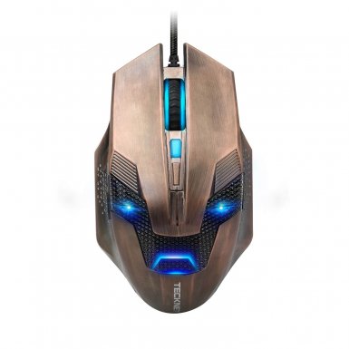 TeckNet M268 Raptor Gaming Mouse, 2000 DPI - геймърска мишка (за Mac и PC) (бронз)