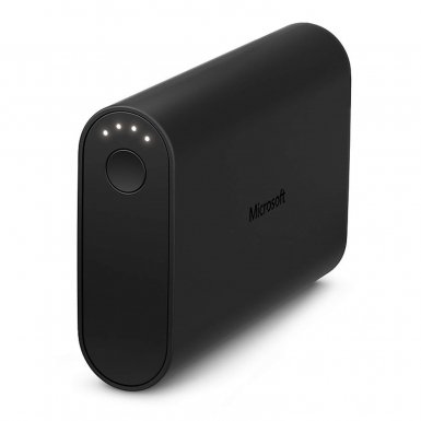 Microsoft Dual Power Bank DC-33 9000mAh - качествена външна батерия с 2хUSB изхода за смартфони и таблети (сив)