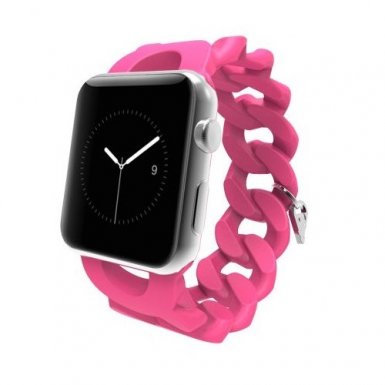 Casemate Turnlock Strap - дизайнерска еластична каишка за Apple Watch 38мм, 40мм (розов)