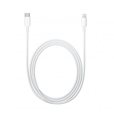 Apple Lightning to USB-C Cable MK0X2ZM/A 1m. - оригинален USB-C кабел към Lightning за Apple устройства с Lightning и/или устройства с USB-C (1 метър) (bulk)