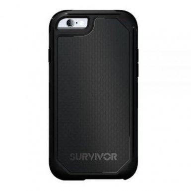 Griffin Survivor Adventure Case - хибриден удароустойчив кейс за iPhone 6S, iPhone 6 (черен)