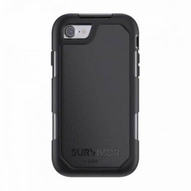 Griffin Survivor Summit Case - защита от най-висок клас за iPhone 8, iPhone 7 (черен)