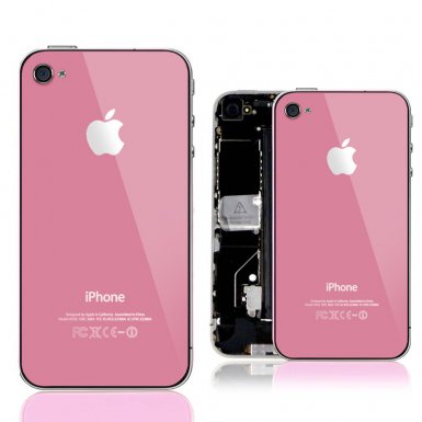 iPhone 4 Backcover - резервен заден капак за iPhone 4 (розов)