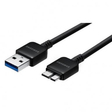 Samsung MicroUSB v3.0 DataCable ET-DQ11Y1BEGWW - оригинален кабел за Samsung Galaxy S5, Samsung Galaxy S5 Neo, Galaxy Note 3 (150 см.) - черен (bulk)
