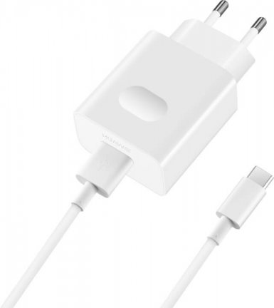 Huawei Quick Charger AP32 incl. USB-C Cable HW-059200EHQ - захранване с технология за бързо зареждане и USB-C кабел (бял) (ритейл опаковка)