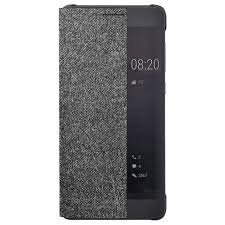 Huawei Smart Cover Window - оригинален кожен калъф за Huawei P10 (сив)