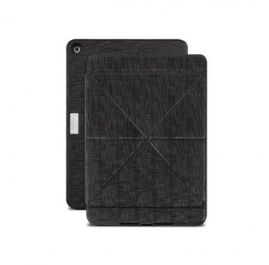 Moshi MetaCover Magnetic Cover and Case - иновативен калъф с магнитен отделящ се кейс и поставка за iPad Air 2 (черен)