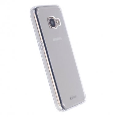 Krusell Bovik Cover - тънък термополиуретанов (TPU) калъф за Samsung Galaxy A3 (2017) (прозрачен)