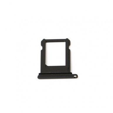 Apple iPhone Sim Tray - оригинална резервна поставка за сим картата на iPhone 7, iPhone 7 Plus (черен-гланц)